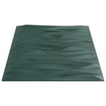 vidaXL Nástenné panely 12 pcs Stone Zelený 50 x 50 cm XPS Pena – Obrázok 3