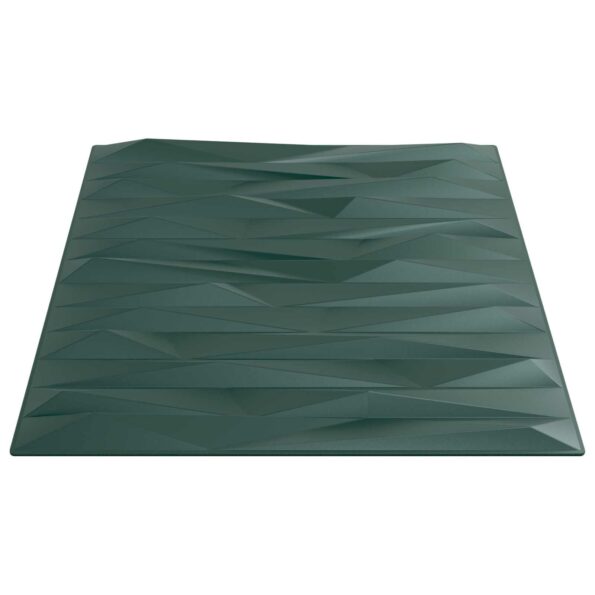 vidaXL Nástenné panely 12 pcs Stone Zelený 50 x 50 cm XPS Pena – Obrázok 3