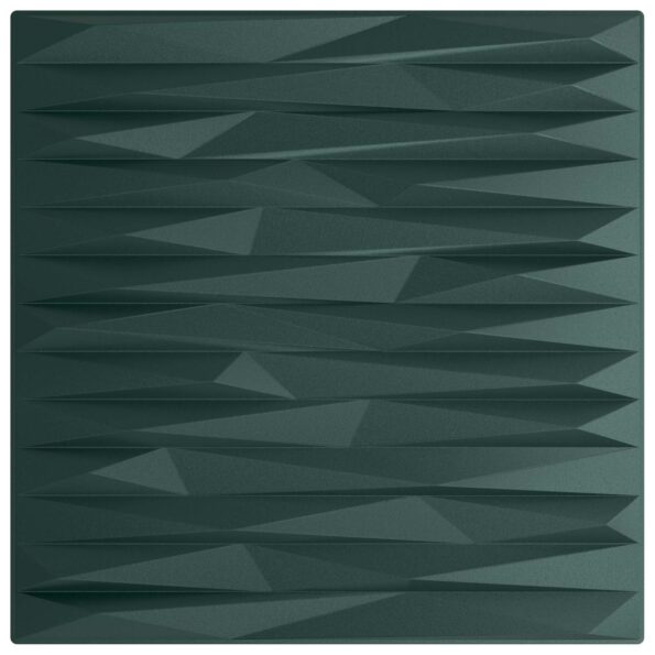 vidaXL Nástenné panely 24 pcs Stone Zelený 50 x 50 cm XPS Pena – Obrázok 4