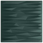vidaXL Nástenné panely 48 pcs Stone Zelený 50 x 50 cm XPS Pena – Obrázok 4