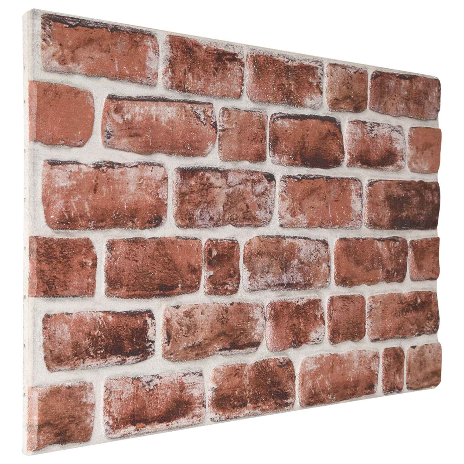 42046090_1.jpg vidaXL Nástenné panely 10 pcs Tmavohnedá a biela 100 x 50 cm EPS pena – Obrázok 1