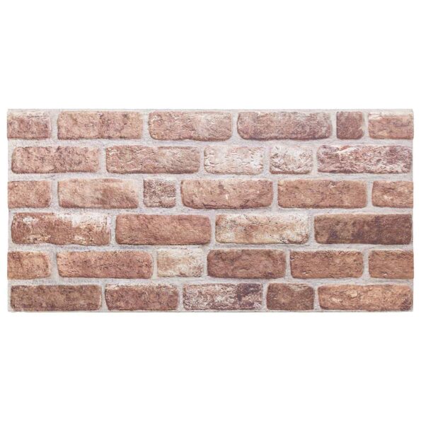 vidaXL Nástenné panely 10 pcs Hnedá 100 x 50 cm EPS pena – Obrázok 2