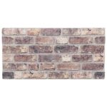 vidaXL Nástenné panely 10 pcs Tmavohnedá 100 x 50 cm EPS pena – Obrázok 2
