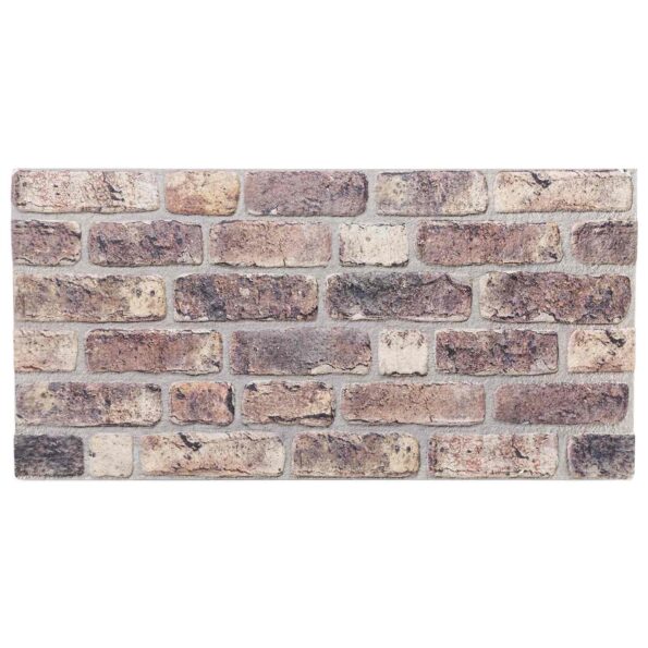 vidaXL Nástenné panely 10 pcs Tmavohnedá 100 x 50 cm EPS pena – Obrázok 2