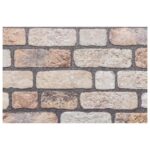vidaXL Nástenné panely 10 pcs Svetlohnedá 100 x 50 cm EPS pena – Obrázok 4
