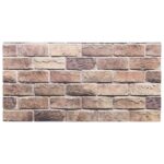 vidaXL Nástenné panely 10 pcs Hnedá a šedá 100 x 50 cm EPS pena – Obrázok 2