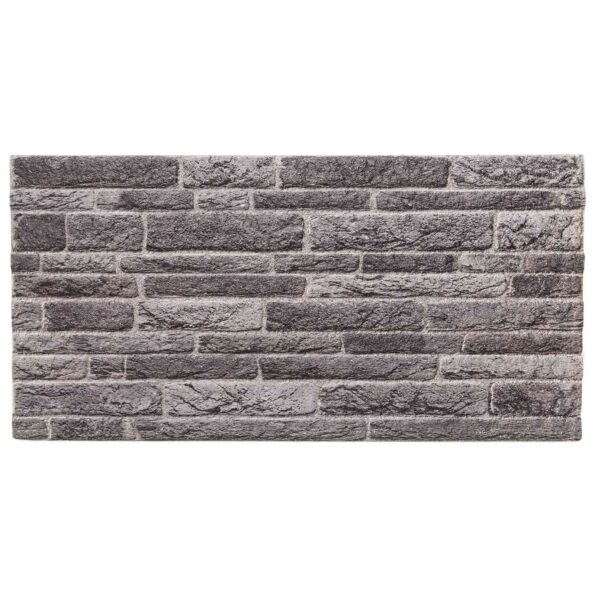 vidaXL Nástenné panely 10 pcs Antracitová 100 x 50 cm EPS pena – Obrázok 2