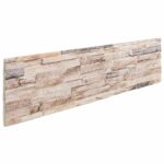 vidaXL Nástenné panely 10 pcs Biela a červená 100 x 25 cm EPS pena