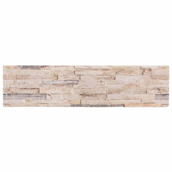 vidaXL Nástenné panely 10 pcs Biela a červená 100 x 25 cm EPS pena – Obrázok 2