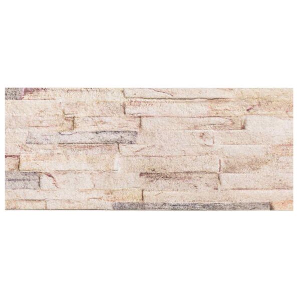 vidaXL Nástenné panely 10 pcs Biela a červená 100 x 25 cm EPS pena – Obrázok 4