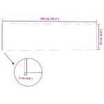 vidaXL Nástenné panely 10 pcs Biela a červená 100 x 25 cm EPS pena – Obrázok 5