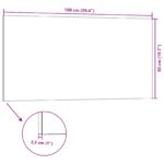 vidaXL Nástenné panely 5 pcs Biely 100 x 50 cm EPS pena – Obrázok 5
