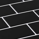 vidaXL Subway dlažba 20 pcs Čierna 30 x 30 cm Polyuretán a PET – Obrázok 9