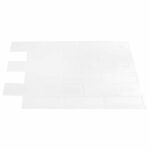 vidaXL Subway dlažba 50 pcs Biela 30 x 30 cm Polyuretán a PET – Obrázok 3