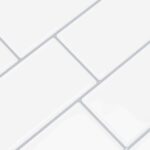 vidaXL Subway dlažba 20 pcs Biela šedá 29 x 21 cm Polyuretán a PET – Obrázok 9