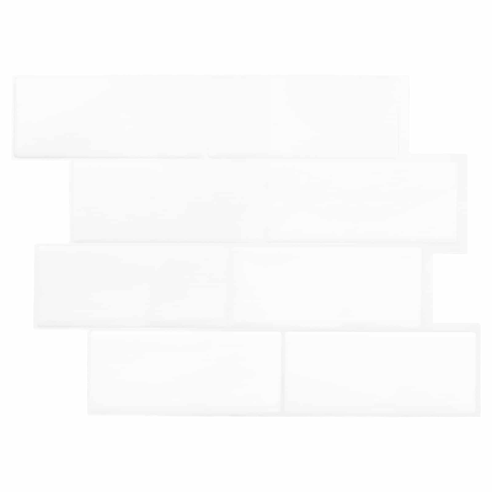 42046139_1.jpg vidaXL Subway dlažba 20 pcs Biela 29 x 21 cm Polyuretán a PET – Obrázok 1