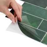 vidaXL Subway dlažba 50 pcs Tmavozelená 29 x 21 cm Polyuretán a PET – Obrázok 6