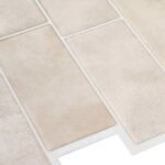 vidaXL Subway dlažba 50 pcs Béžový mramor 29 x 21 cm Polyuretán a PET – Obrázok 4