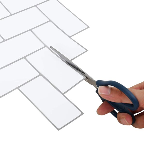 vidaXL Dlaždica herringbone 50 pcs Biela šedá 30 x 30 cm – Obrázok 5
