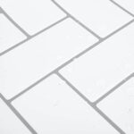 vidaXL Dlaždica herringbone 50 pcs Biela šedá 30 x 30 cm – Obrázok 8