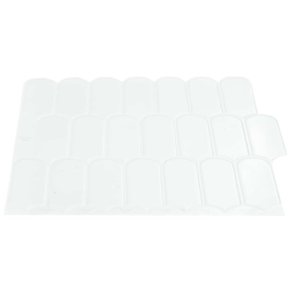 vidaXL Dlaždica s perím 10 pcs Biela 30 x 30 cm Polyuretán a PET – Obrázok 3