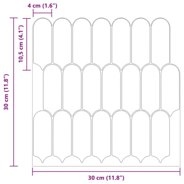vidaXL Dlaždica s perím 10 pcs Zelená 30 x 30 cm Polyuretán a PET – Obrázok 10