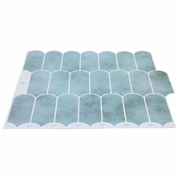 vidaXL Dlaždica s perím 20 pcs Zelená 30 x 30 cm Polyuretán a PET – Obrázok 3