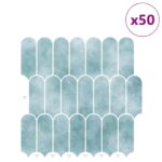 vidaXL Dlaždica s perím 50 pcs Zelená 30 x 30 cm Polyuretán a PET – Obrázok 2