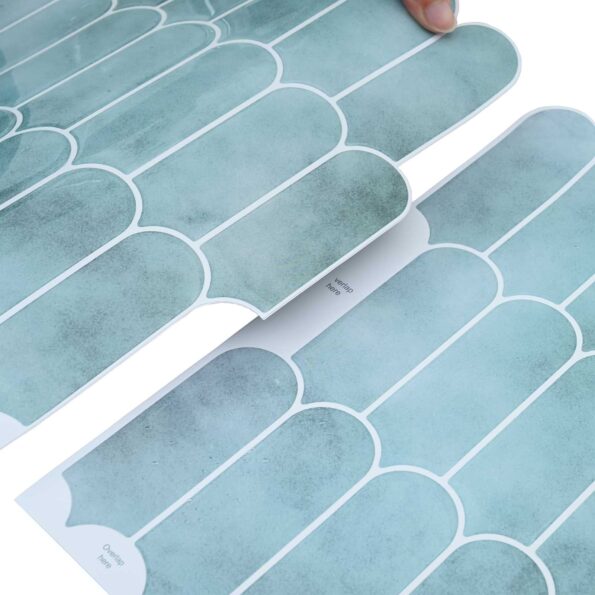 vidaXL Dlaždica s perím 50 pcs Zelená 30 x 30 cm Polyuretán a PET – Obrázok 7