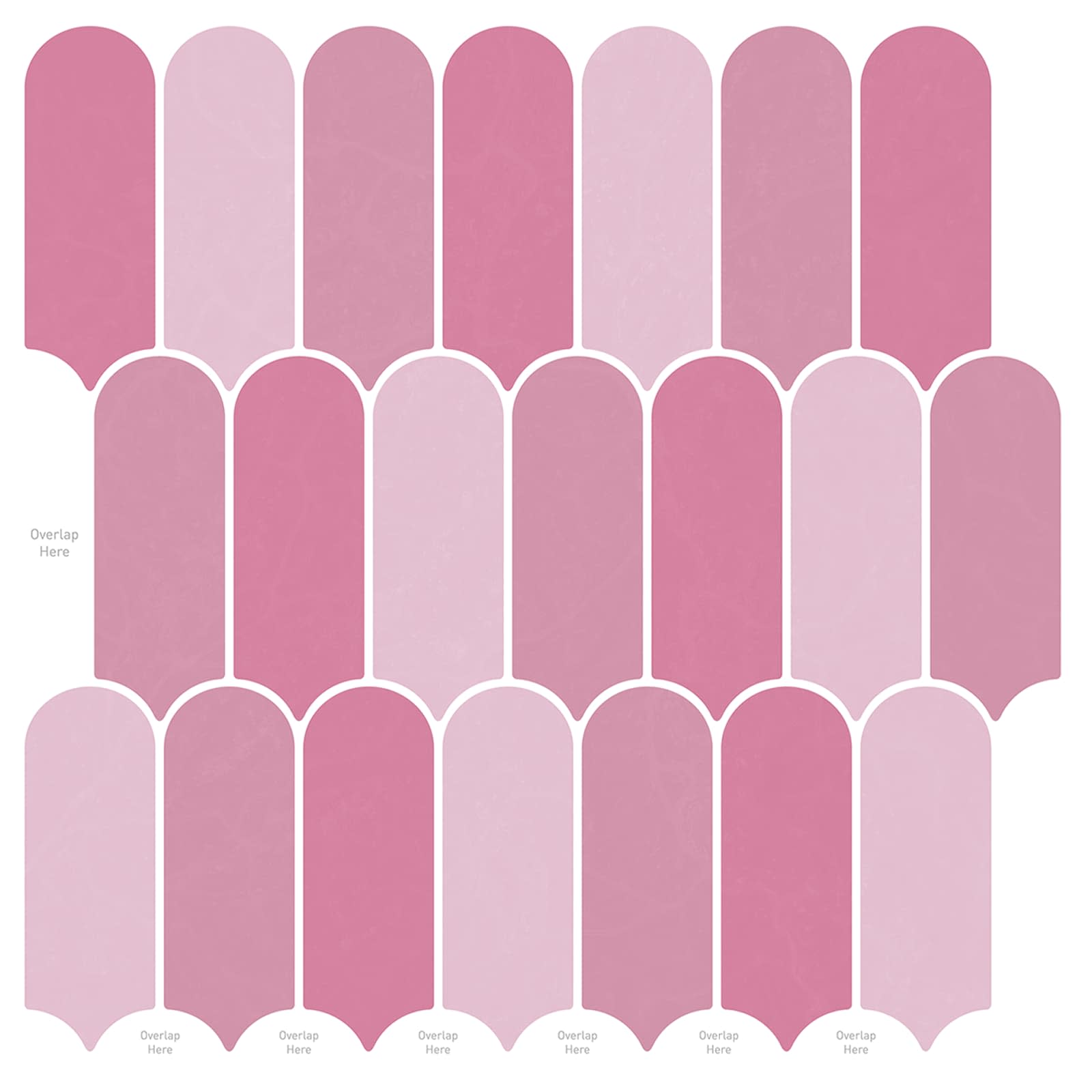 42046210_1.jpg vidaXL Dlaždica s perím 10 pcs Ružová 30 x 30 cm Polyuretán a PET – Obrázok 1