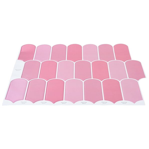 vidaXL Dlaždica s perím 20 pcs Ružová 30 x 30 cm Polyuretán a PET – Obrázok 3