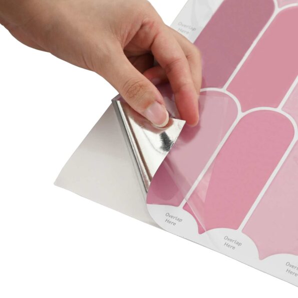 vidaXL Dlaždica s perím 50 pcs Ružová 30 x 30 cm Polyuretán a PET – Obrázok 6