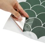 vidaXL Dlaždica v tvare rybacej šupiny 10 pcs Tmavozelená 30 x 30 cm – Obrázok 6