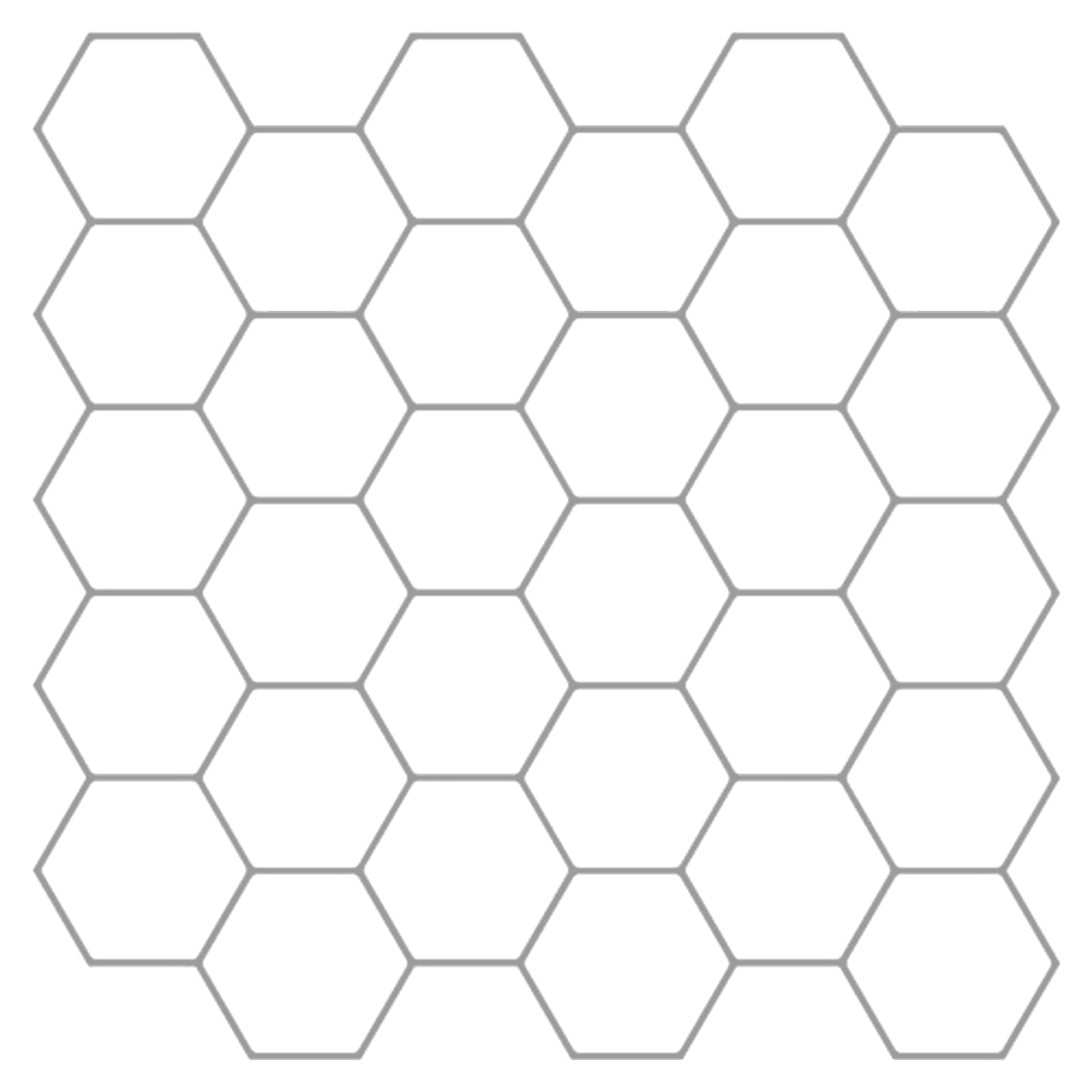 42046223_1.jpg vidaXL Hexagónová dlažba 20 pcs Biela šedá 30 x 30 cm Polyuretán a PET – Obrázok 1