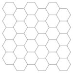 vidaXL Hexagónová dlažba 50 pcs Biela šedá 30 x 30 cm Polyuretán a PET