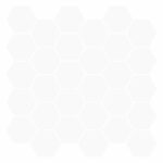 vidaXL Hexagónová dlažba 10 pcs Biela 30 x 30 cm Polyuretán a PET