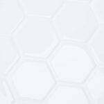 vidaXL Hexagónová dlažba 50 pcs Biela 30 x 30 cm Polyuretán a PET – Obrázok 9