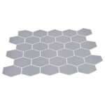 vidaXL Hexagónová dlažba 10 pcs Sivá 30 x 30 cm Polyuretán a PET – Obrázok 3