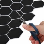 vidaXL Hexagónová dlažba 20 pcs Čierna 30 x 30 cm Polyuretán a PET – Obrázok 5