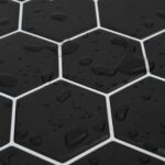 vidaXL Hexagónová dlažba 20 pcs Čierna 30 x 30 cm Polyuretán a PET – Obrázok 8
