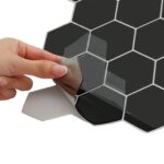vidaXL Hexagónová dlažba 50 pcs Čierna 30 x 30 cm Polyuretán a PET – Obrázok 6