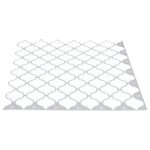 vidaXL Dlažba Lanturn 10 pcs Biela 27 x 27 cm Polyuretán a PET – Obrázok 3