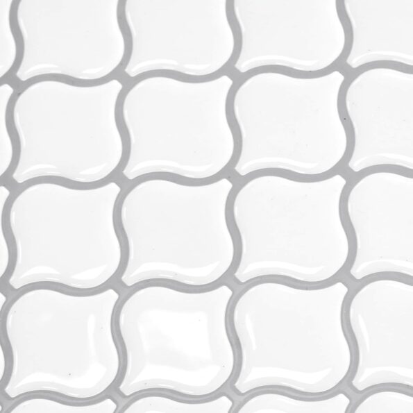 vidaXL Dlažba Lanturn 10 pcs Biela 27 x 27 cm Polyuretán a PET – Obrázok 9
