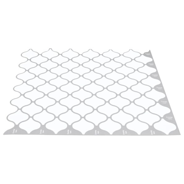 vidaXL Dlažba Lanturn 20 pcs Biela 27 x 27 cm Polyuretán a PET – Obrázok 3