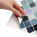 vidaXL Dlažba Lanturn 10 pcs Modrozelená 27 x 27 cm Polyuretán a PET – Obrázok 6