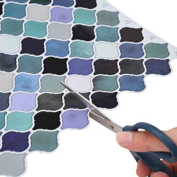 vidaXL Dlažba Lanturn 20 pcs Modrozelená 27 x 27 cm Polyuretán a PET – Obrázok 5