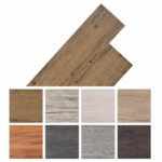 vidaXL Podlahové dosky 18 pcs Walnutová hnedá 5,26 m² PVC – Obrázok 8