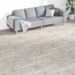 vidaXL Podlahové dosky 18 pcs Biely 5,26 m² PVC