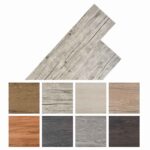 vidaXL Podlahové dosky 18 pcs Biely 5,26 m² PVC – Obrázok 8
