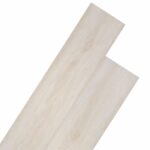 vidaXL Podlahové dosky 18 pcs Biely 5,26 m² PVC – Obrázok 2